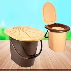 Відро-туалет з кришкою купити для дачі, літніх людей: Біотуалети пластикові в Україні