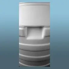 Бочка пластиковая пищевая 48л белая широкая горловина для воды в Украине