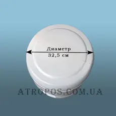 Бочка пластикова харчова біла висока бідон 60л широка горловина для молока та води в Україні