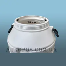 Бочка пластикова харчова біла бідон 80л широка горловина для вина та води в Україні