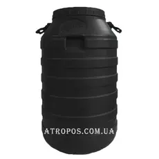 Бочка пластиковая техническая черная бидон 80л широкая горловина в Украине