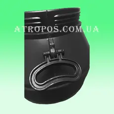 Бочка пластикова технічна чорна низька бідон 60л широка горловина в Україні