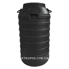 Бочка пластиковая техническая черная бидон 100л широкая горловина в Украине
