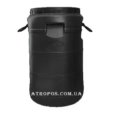 Бочка пластикова технічна чорна бідон 40л широка горловина в Україні