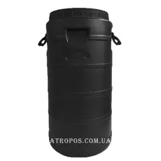 Бочка пластиковая техническая черная бидон 50л широкая горловина в Украине