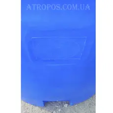 Емкость пластиковая пищевая вертикальная 1000л низкая синяя  кубовый бак для воды для дачи в Украине