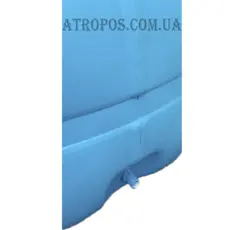 Емкость пластиковая прямоугольная пищевая голубая 250л 2-ухслойная накопительный бак для воды в Украине