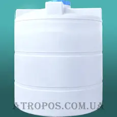 Емкость пластиковая пищевая вертикальная 4500л садовый бак для запаса воды 4.5 куба в Украине