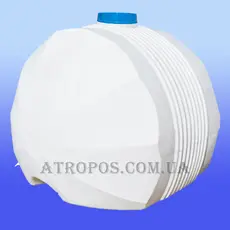 Емкость пластиковая белая 5000л для перевозки и хранения питьевой воды с ребром жесткости в Украине