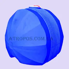 Емкость пластиковая белая 5000л для перевозки и хранения питьевой воды с ребром жесткости в Украине