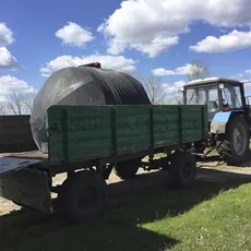 Емкость усиленная 5000л для перевозки и хранения технической воды и КАС с крышкой-клапаном в Украине