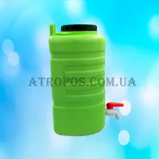 Рукомийник дачний пластиковий 10л бак для води з краном для дачі в Україні