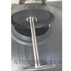 Ємність бак для душу пластиковий 150л на дачу з підігрівом води та терморегулятором (ТЕН) в Україні