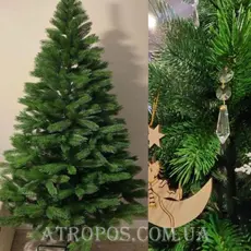 Елка новогодняя искусственная декоративная ель Буковельская зеленая литая 1,8м в Украине