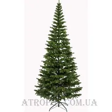 Елка новогодняя искусственная декоративная ель Королевская зеленая литая 2,3м в Украине