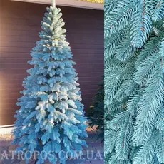 Елка новогодняя искусственная декоративная ель Королевская голубая литая 2,5м в Украине