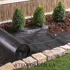 Агроткань черная застилочная мульчирующая 100 г/м2 3,4x50м для клубники и ягод в Украине
