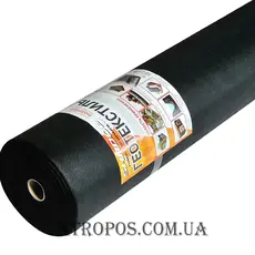 Геотекстиль иглопробивной черный для пруда и дренажа 150 г/м2 1,6x25м для ландшафтного дизайна в Украине